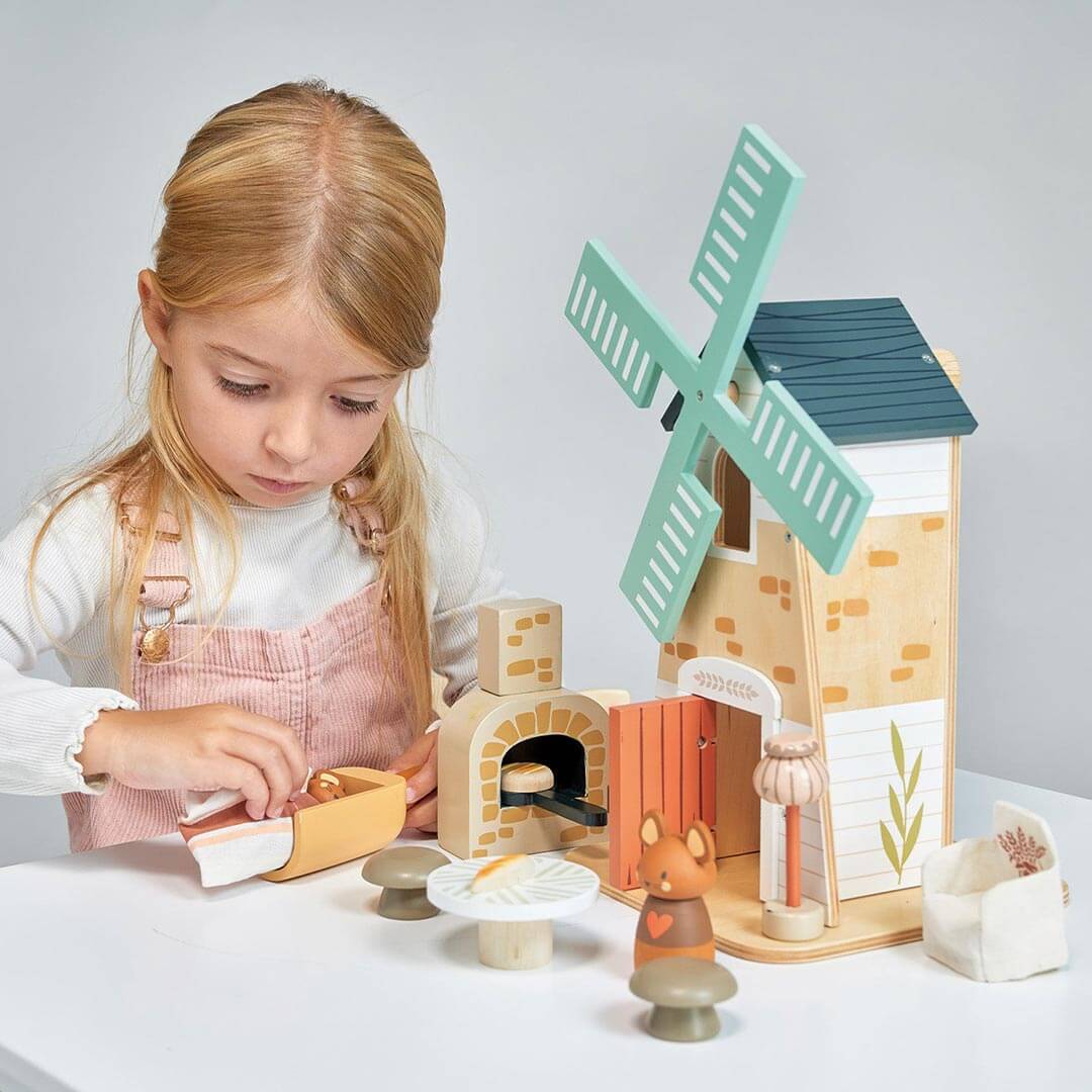 Penny's Wooden Windmill Bakey by Tender Leaf Toys