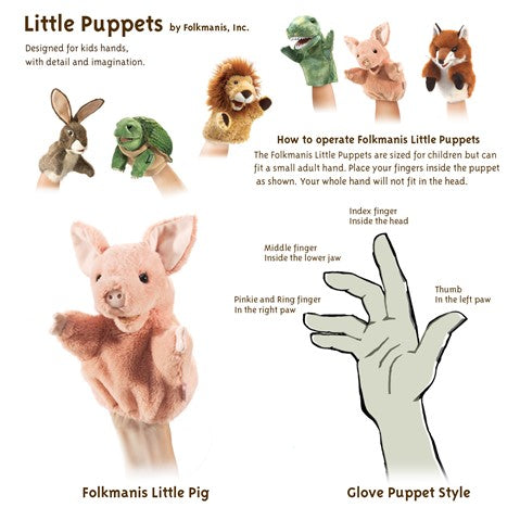 Little Pig Puppet by Folkmanis