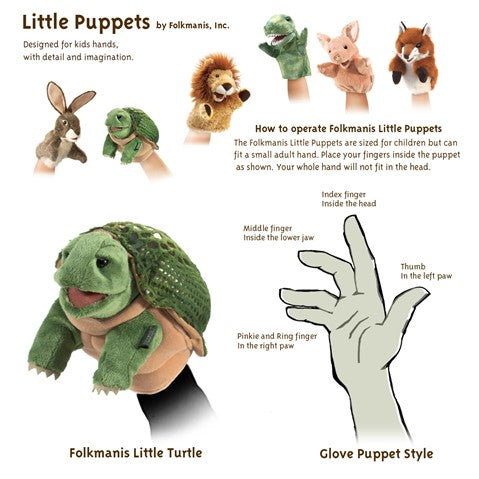 Little Turtle Puppet by Folkmanis