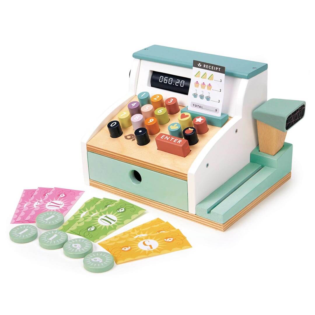 Wooden General Store Cash Register by Tender Leaf Toys