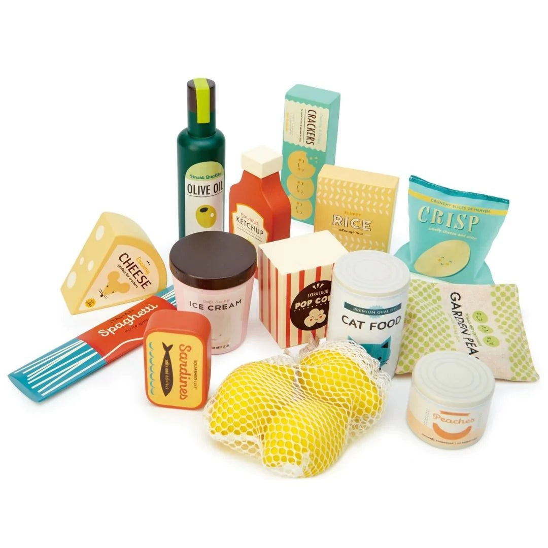 Super Market Food Set by Tender Leaf Toys