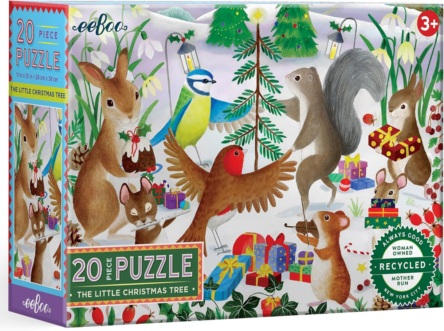 The Little Christmas Tree 20 Piece Puzzle by eeBoo