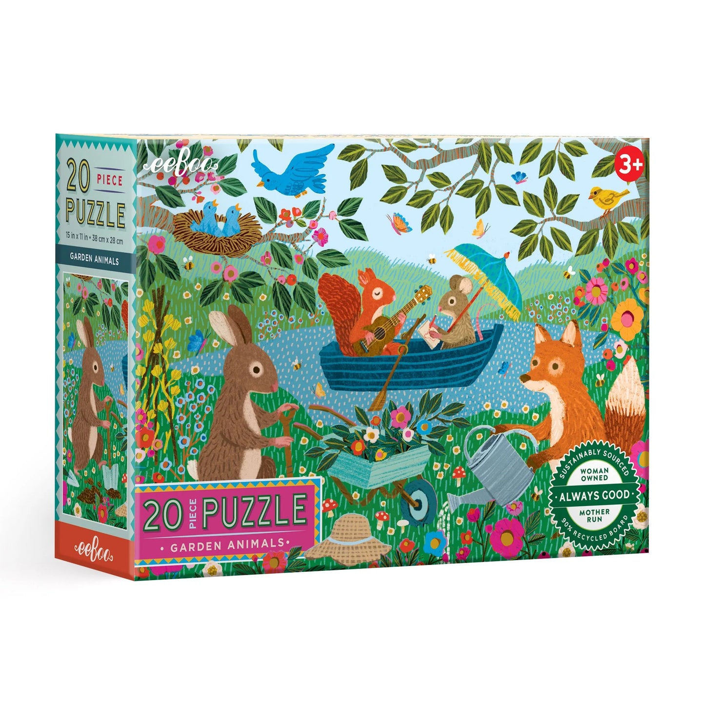 Garden Animals 20 Piece Puzzle