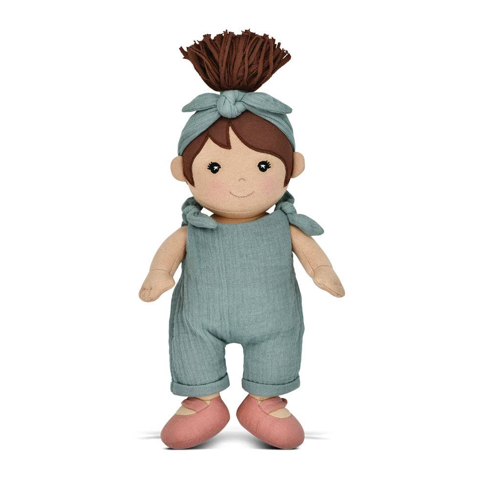 Apple Park Kids Doll - Paloma in Sage