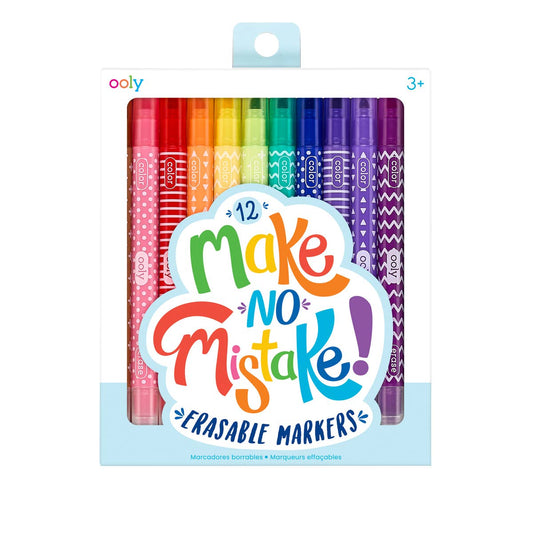 Make No Mistake Erasable Markers by OOLY