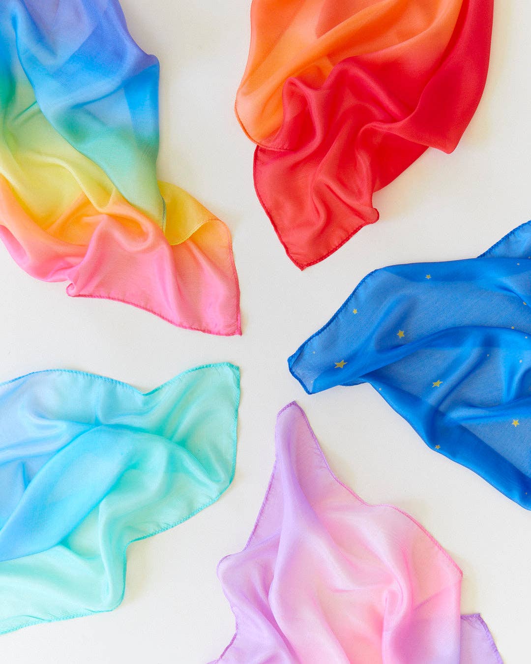 Mini Rainbow Playsilks - Sarah's Silks