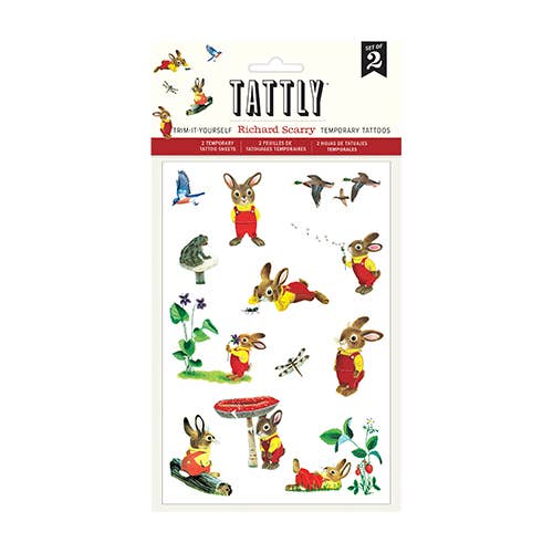 I Am A Bunny by Richard Scarry | Temporary Tattoo Sheet | Set of 2 I Am A Bunny by Richard Scarry | Temporary Tattoo Sheet | Set of 2