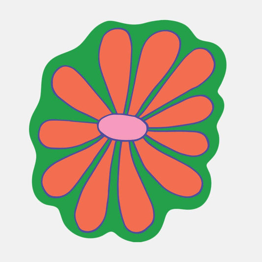 Wonky Daisy Sticker