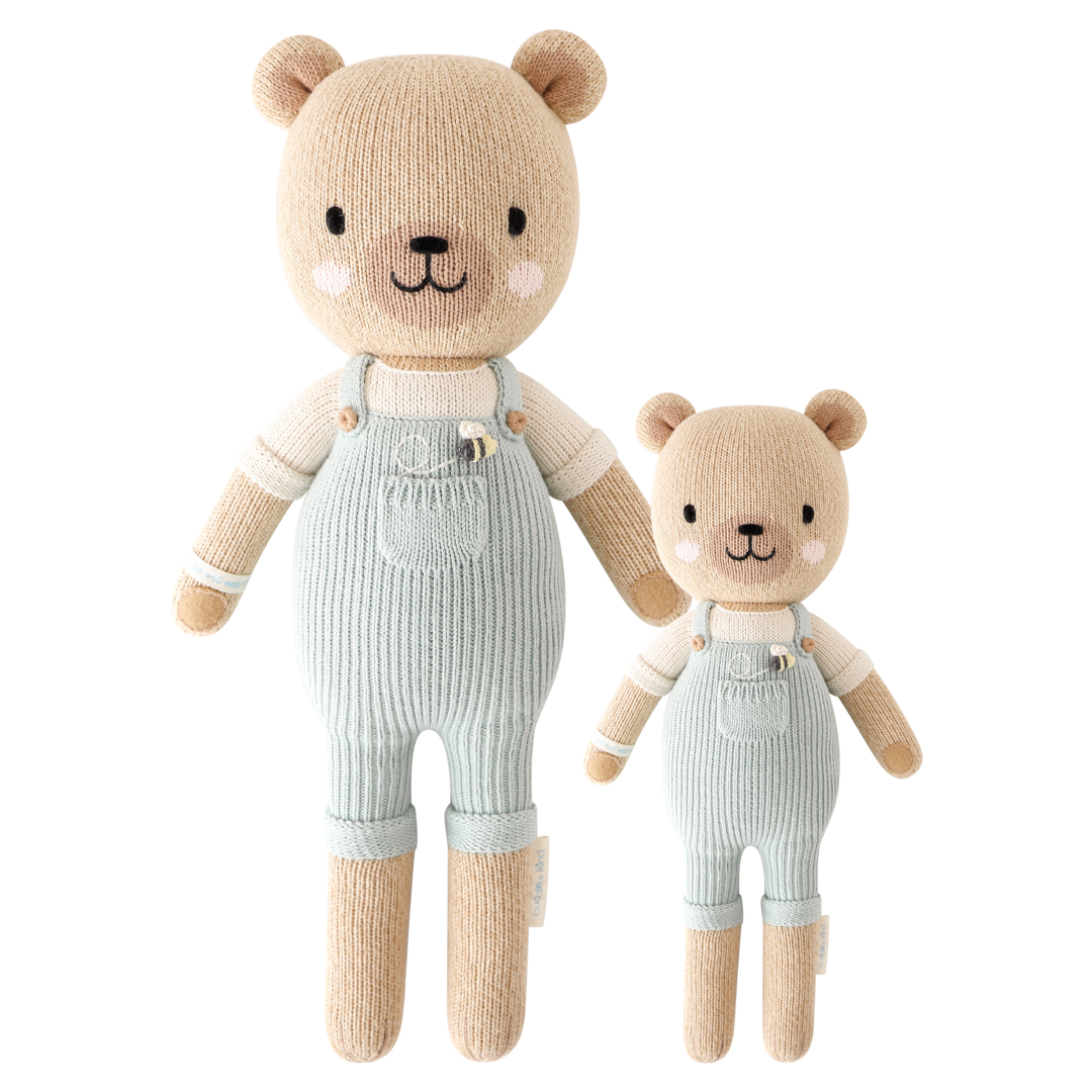 Charlie the Honey Bear Knit Doll - Cuddle + Kind