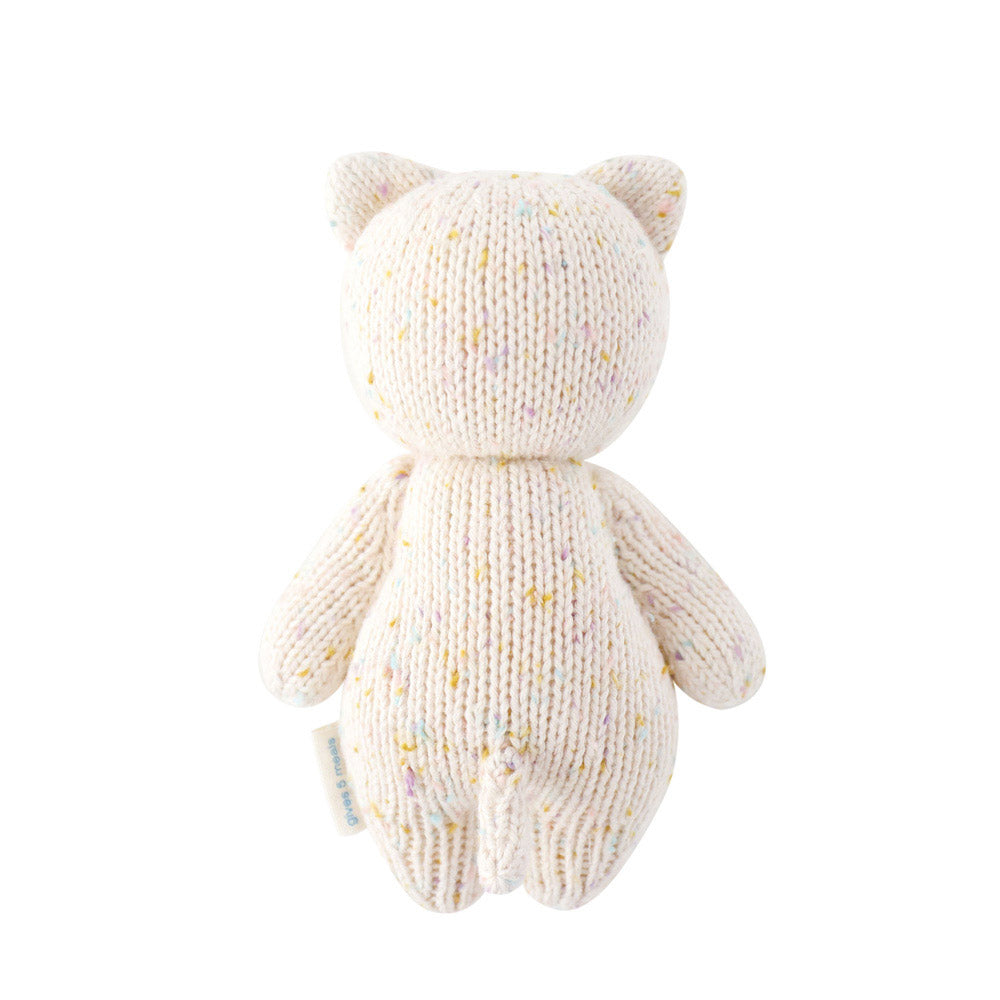 Baby Kitten Hand Knit Doll - Cuddle + Kind