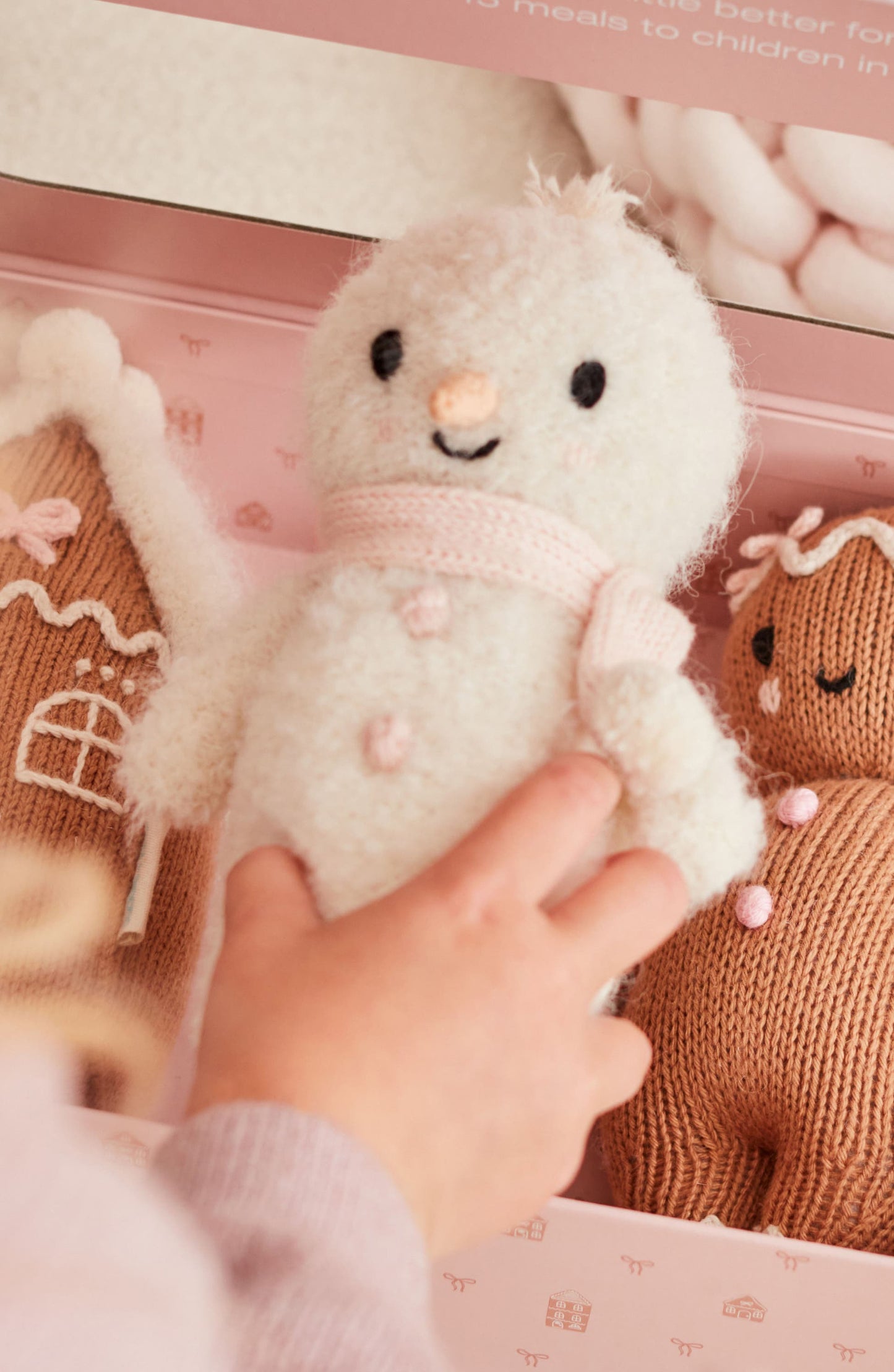 Baby Snowman (Light Pink) - cuddle + kind