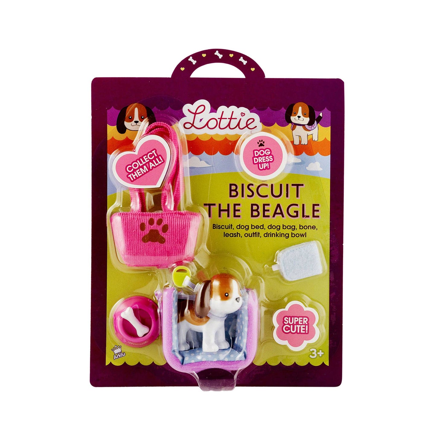 Biscuit the Beagle Lottie Doll Accessory
