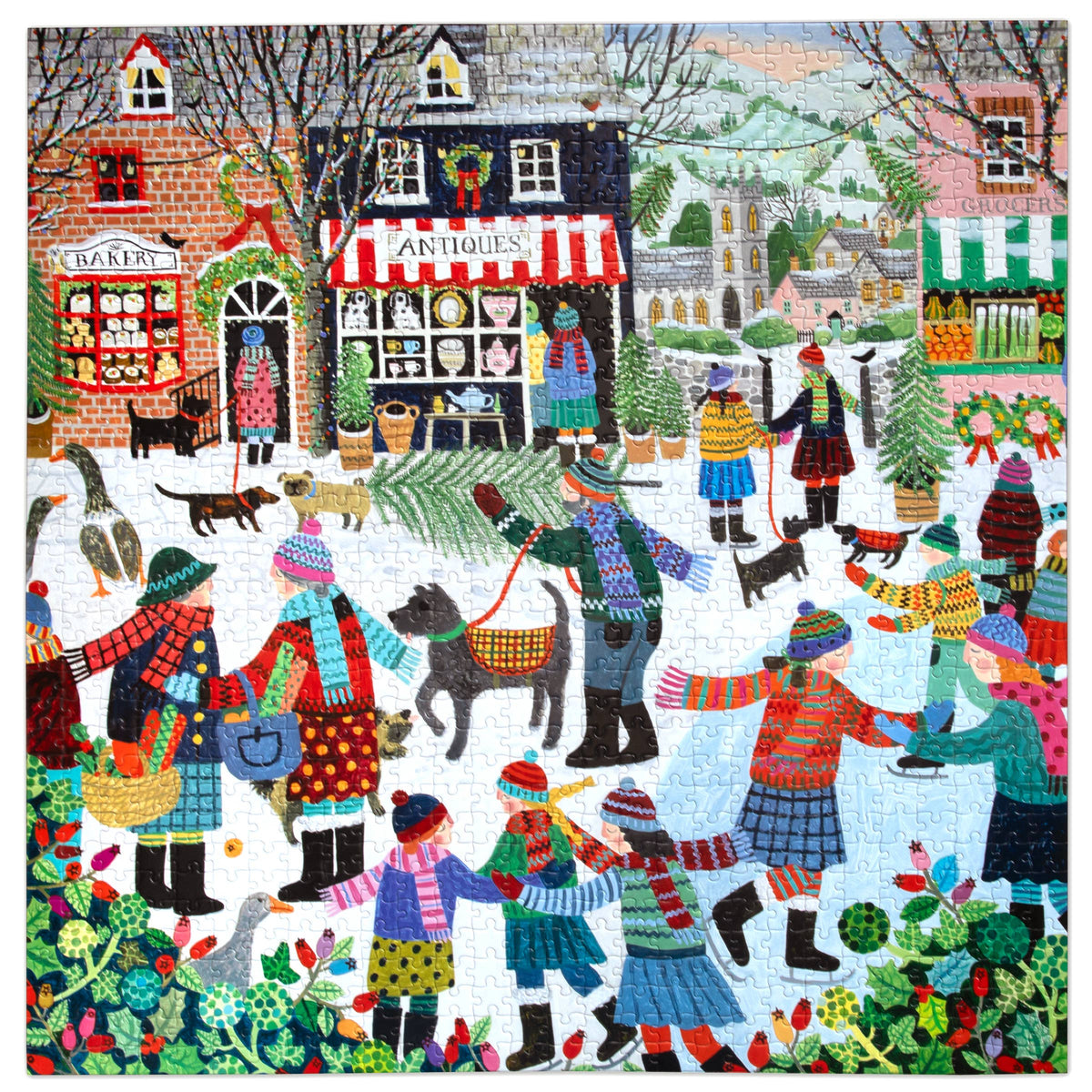 Christmas in the Square 1000 Piece Puzzle