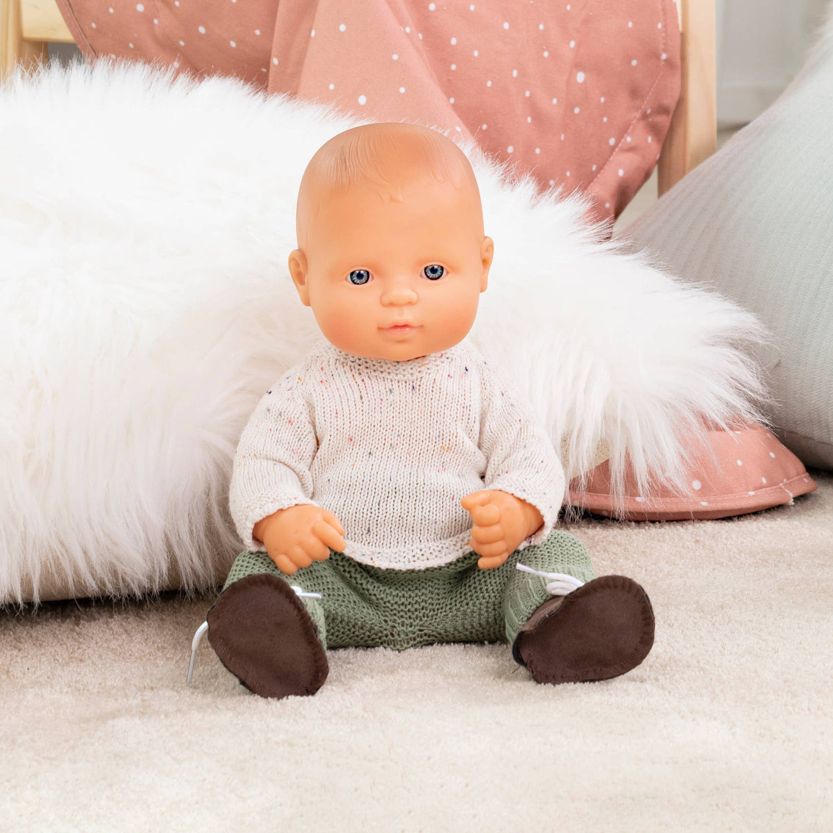 Knitted Doll Clothes for 12 5/8" Dolls - 4 Styles