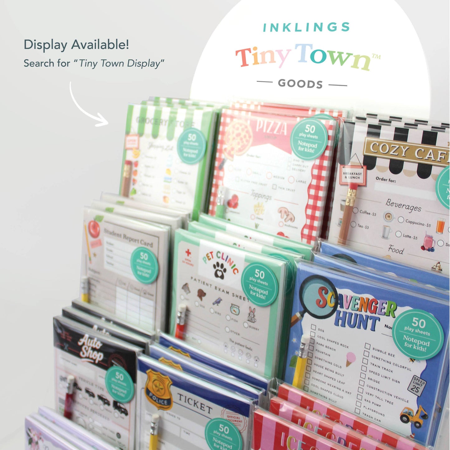 Inklings Tiny Town™ Play Notepad - Nail Salon & Spa