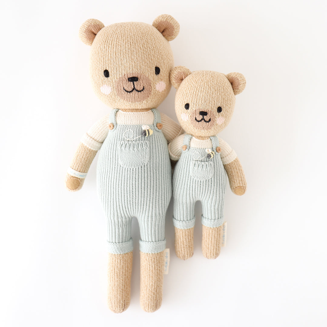 Charlie the Honey Bear Knit Doll - Cuddle + Kind