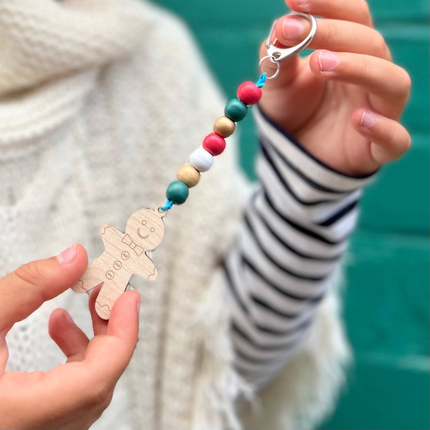 Make Your Own Gingerbread Character Keyring Craft