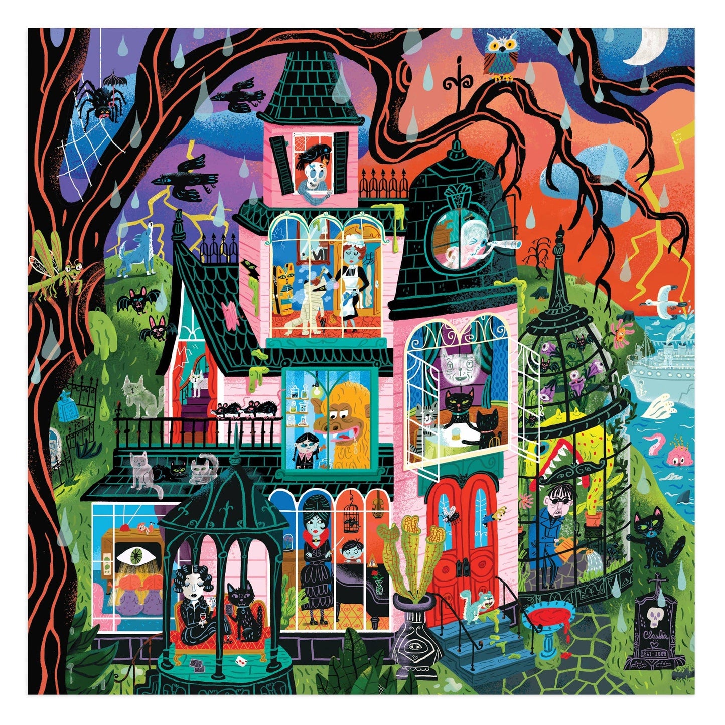 Monster Mansion Puzzle