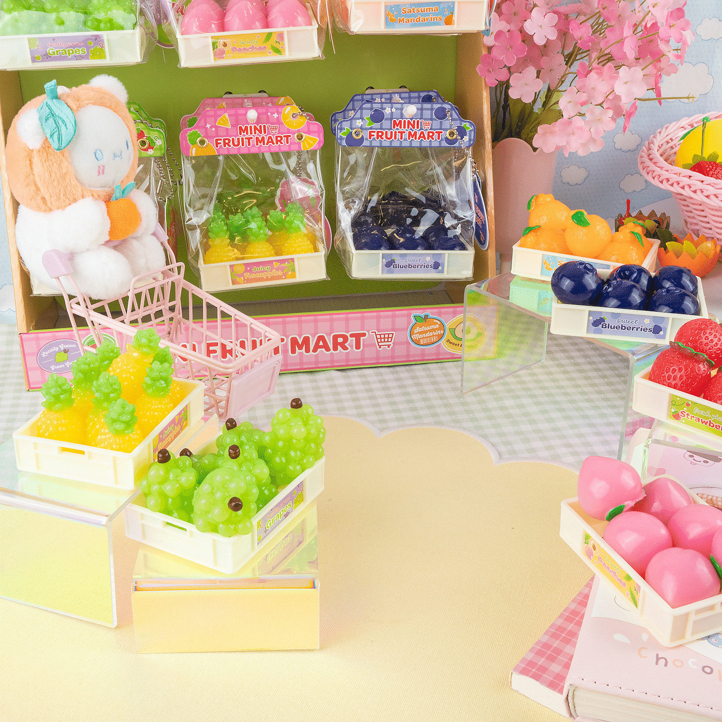 Mini Fruit Mart Taba Squishy (Assorted Fruits)