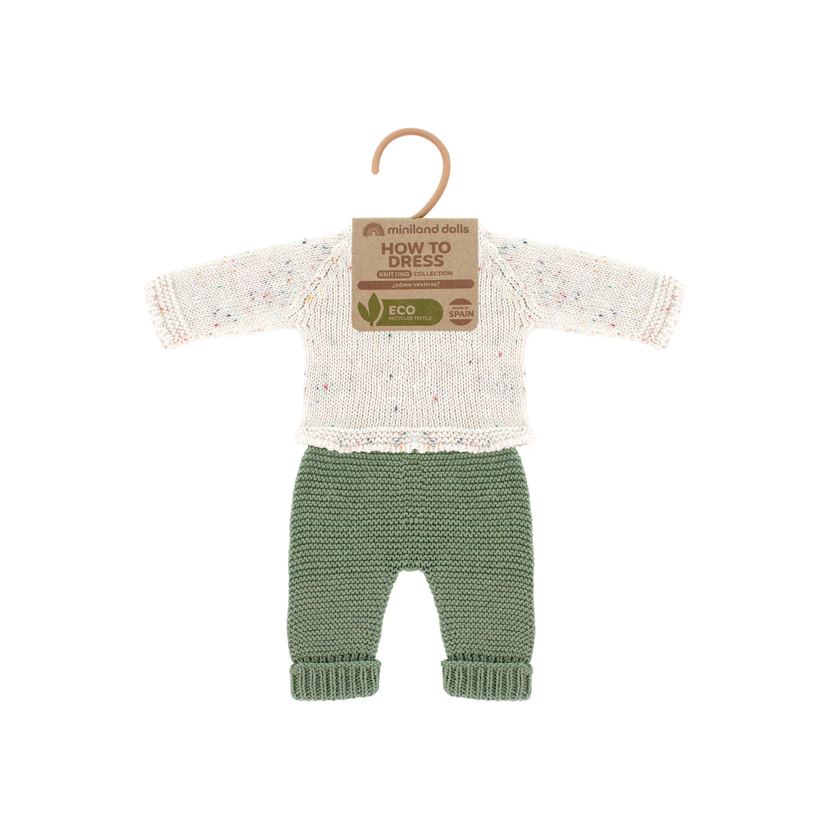 Knitted Doll Clothes for 12 5/8" Dolls - 4 Styles