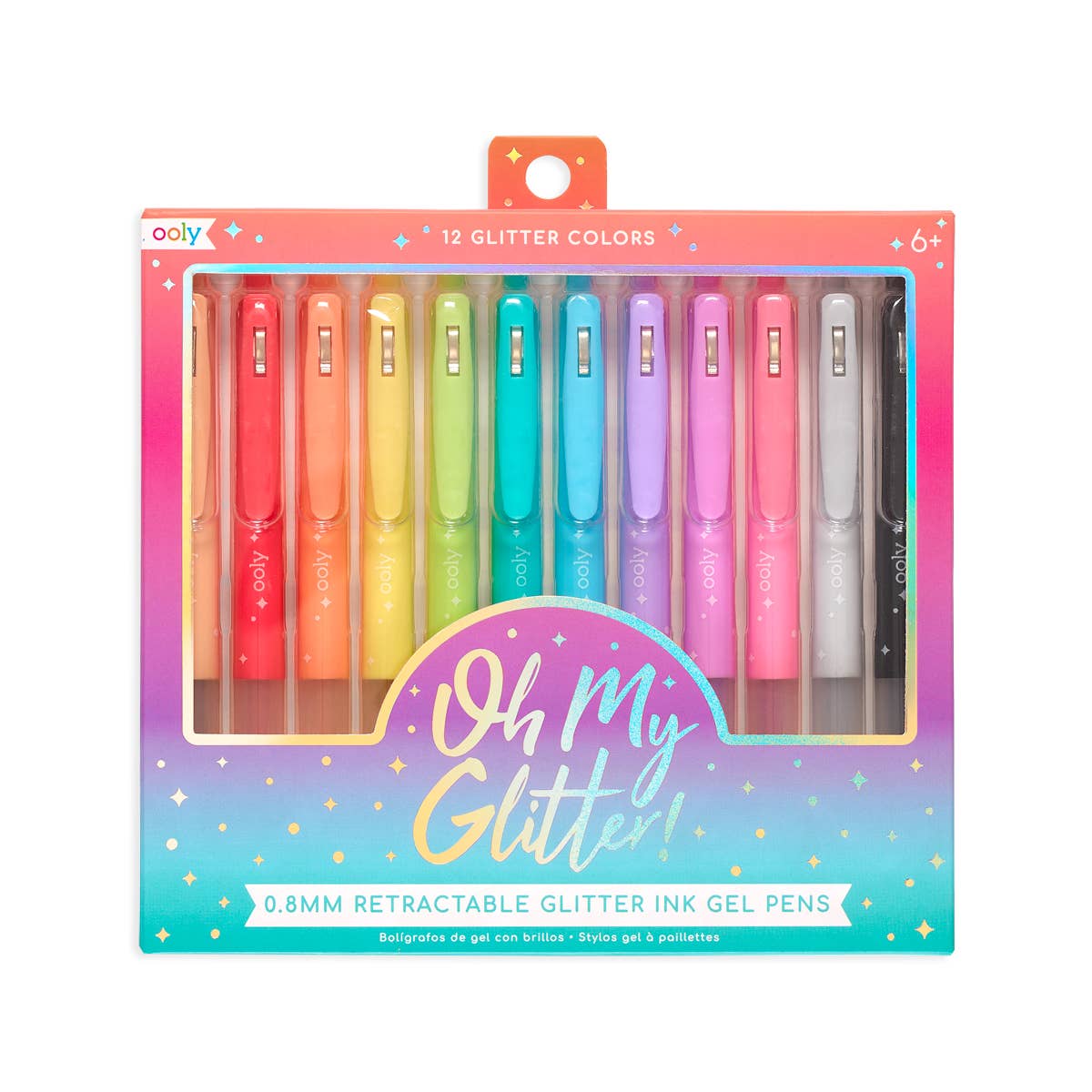 Oh My Glitter! Retractable Glitter Ink Gel Pens by OOLY