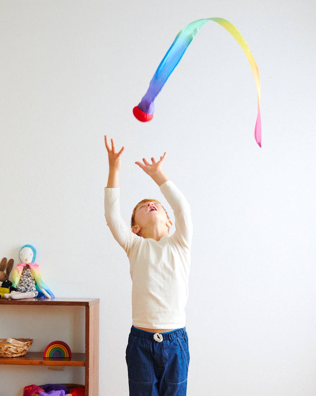 Silk Skytail - Waldorf Toy for Throwing, Movement Play