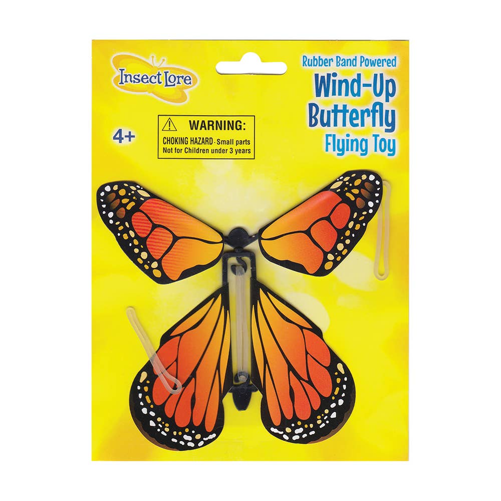 Wind-Up Butterfly Flying Toy (Assorted Colors)