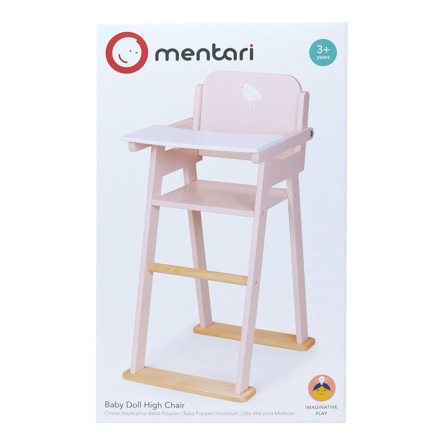 Baby Doll Wooden High Chair