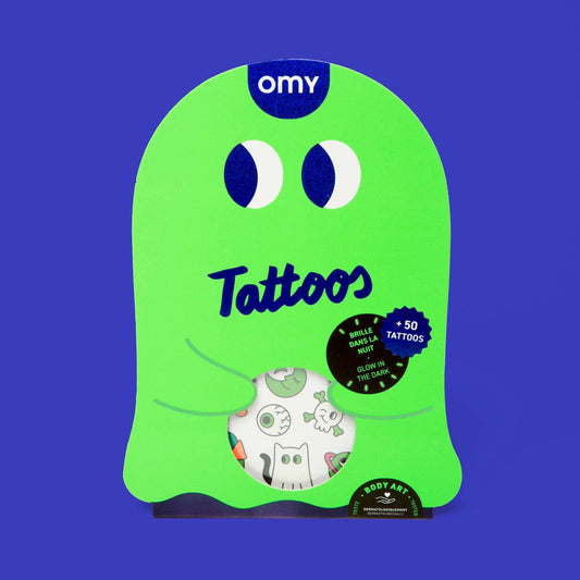 Glow in the Dark Tattoos by OMY