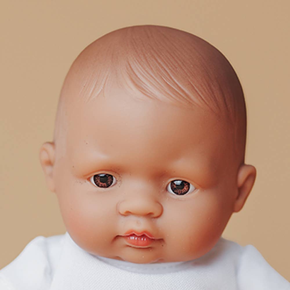 Miniland Baby Doll Medium Skin Tone Boy 8 1/4''