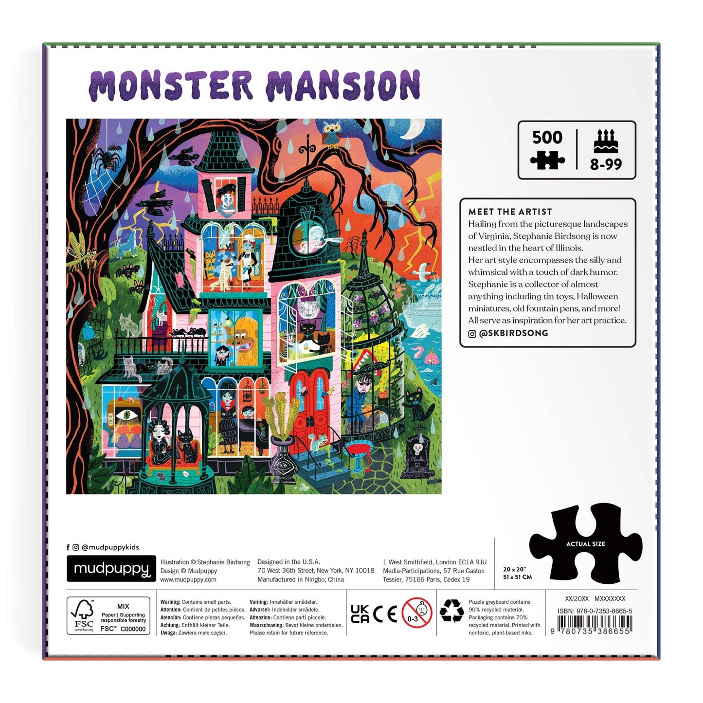 Monster Mansion Puzzle
