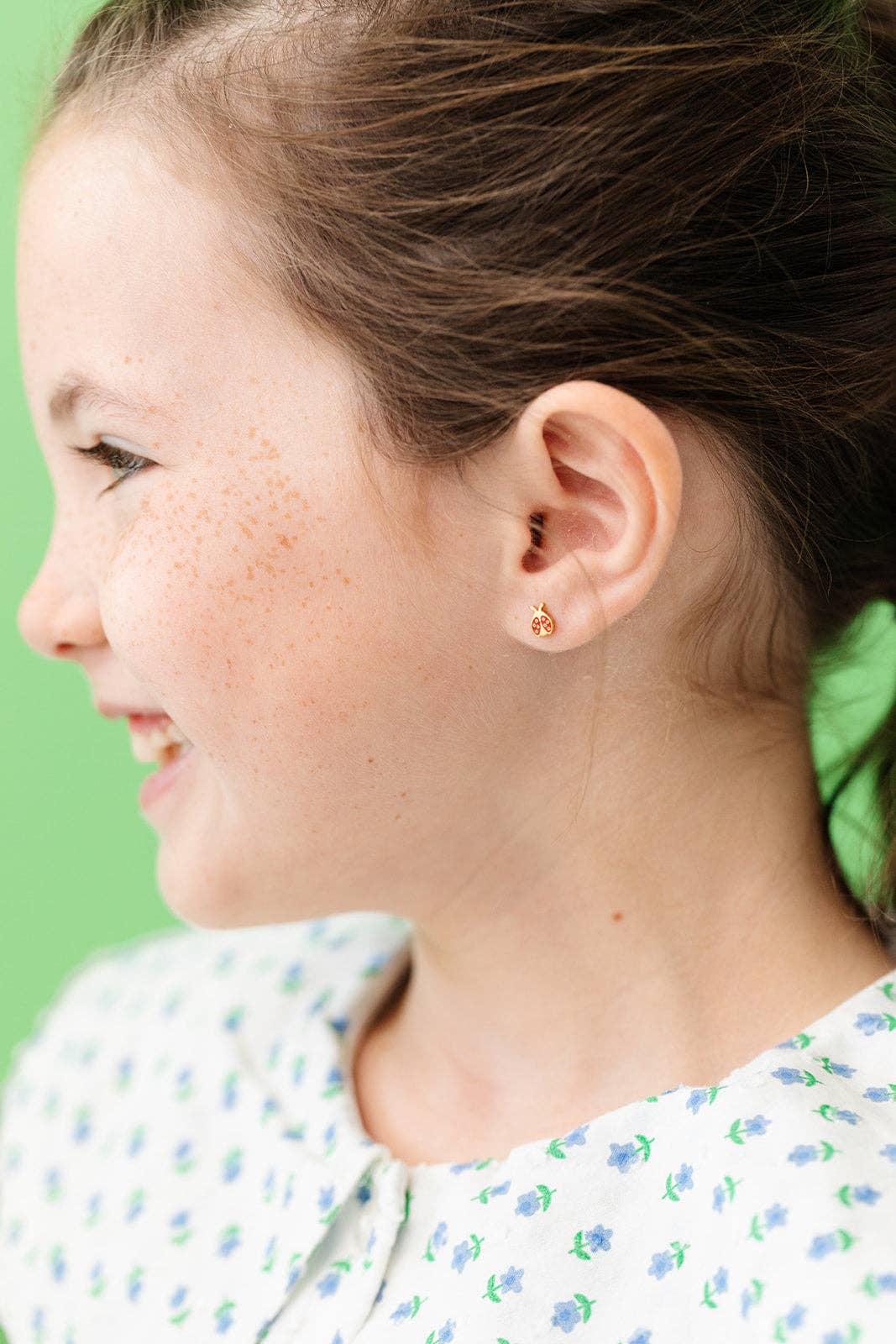 Ladybug Stud Earrings