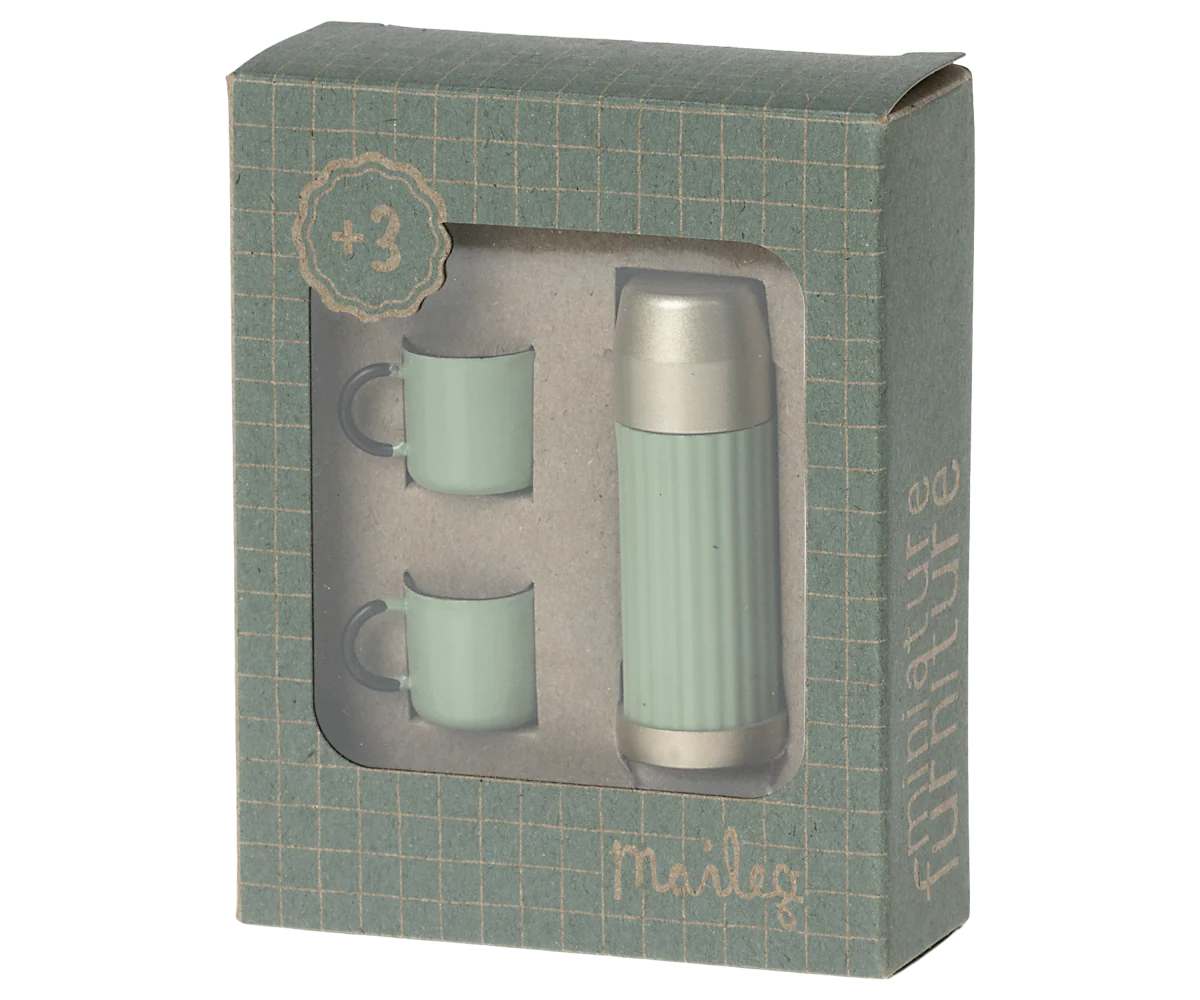 Thermos and Cups, Mouse, Mint