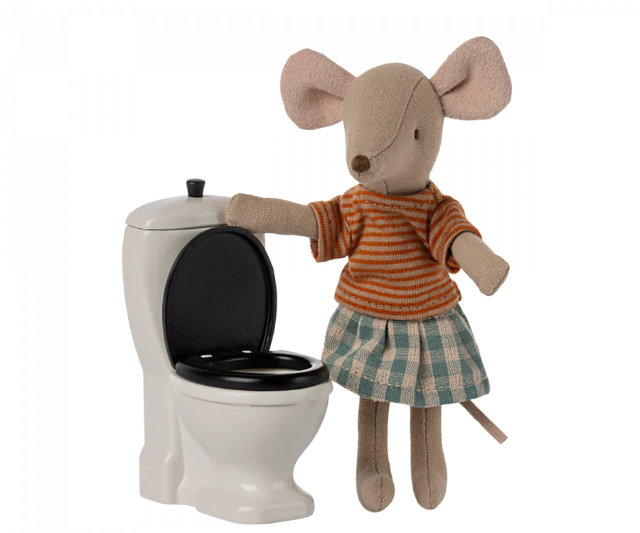 Toilet, Mouse, by Maileg