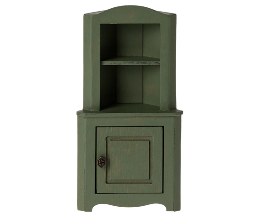 Corner Cabinet, Mouse - Dark Green