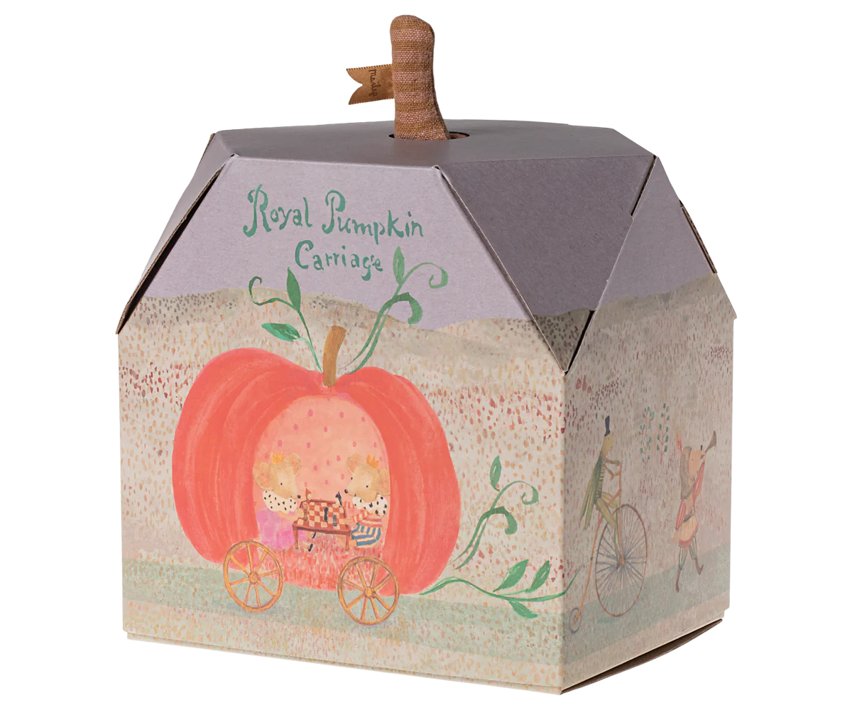 Pumpkin Carriage, Mouse - Maileg