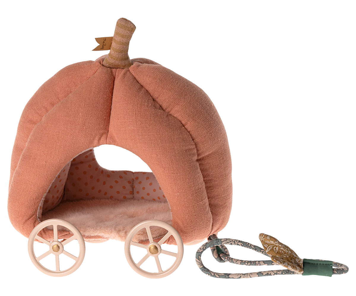 Pumpkin Carriage, Mouse - Maileg