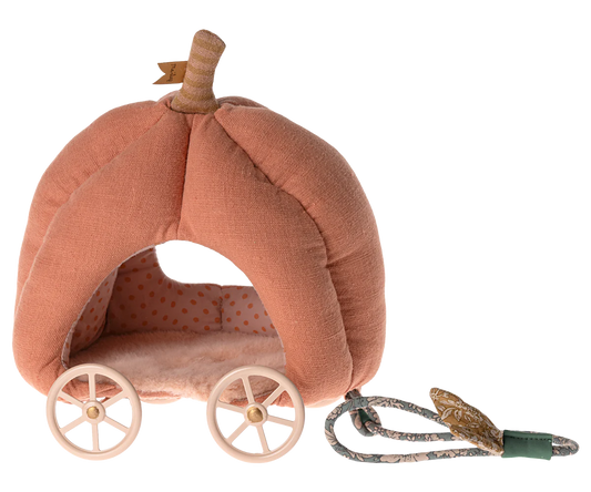 Pumpkin Carriage, Mouse - Maileg