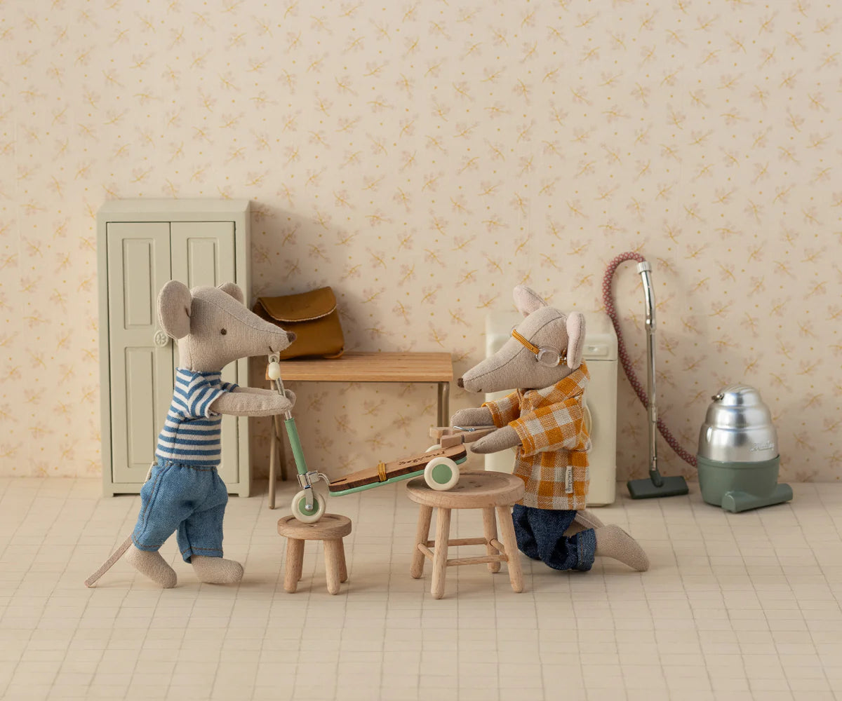 Kick Board, Mouse, Mint, by Maileg