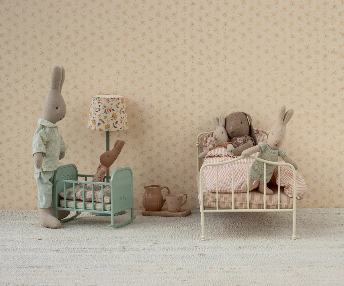 Mouse Cradle in Mint by Maileg