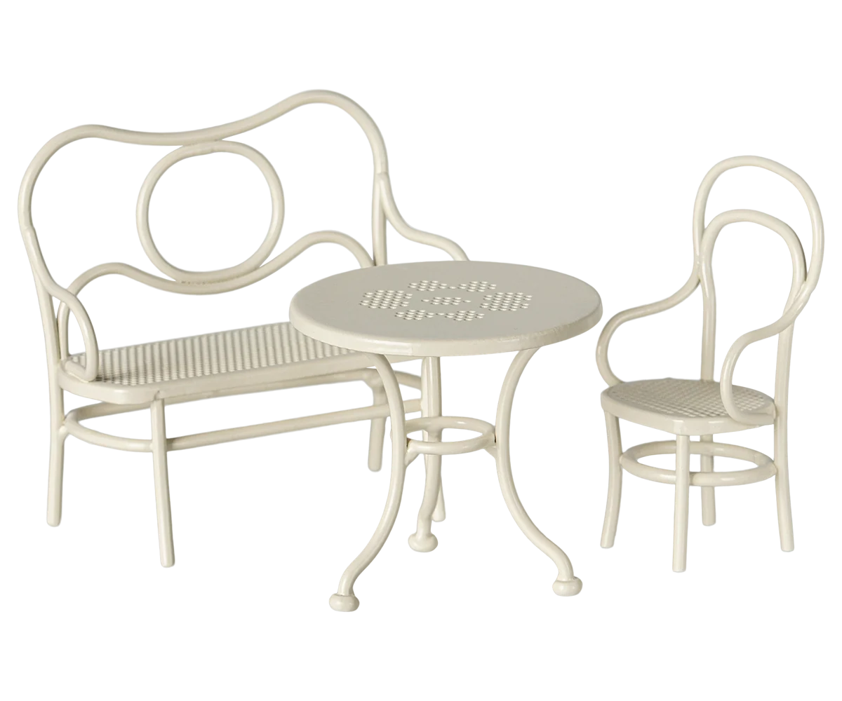 Café Set, Mouse, Small, Off-White