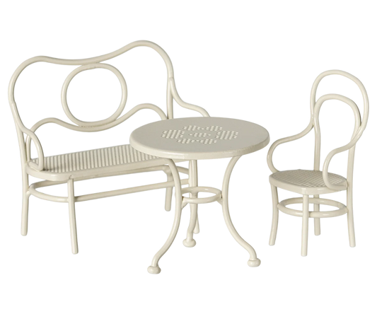 Café Set, Mouse, Small, Off-White