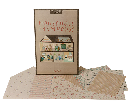 Mouse Hole Farmhouse Stickers by Maileg