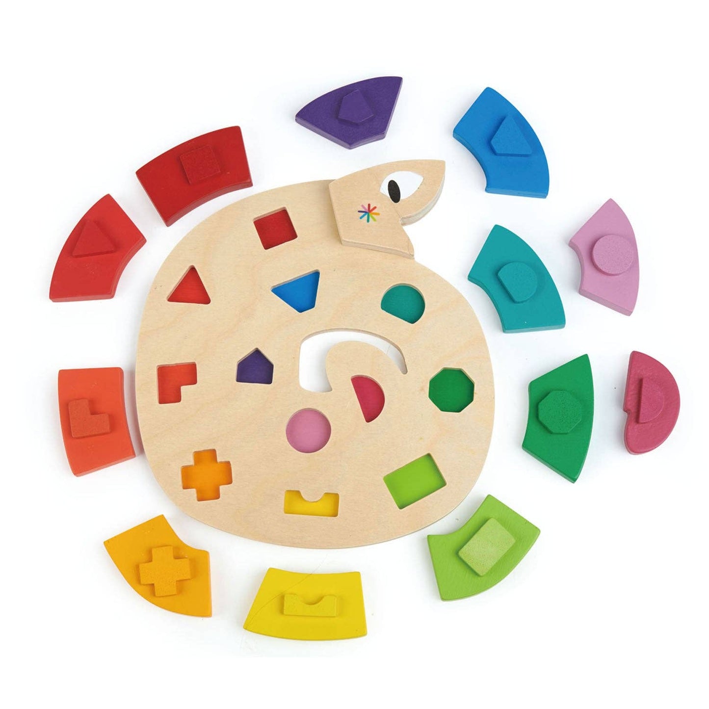 Color Me Happy Wooden Puzzle by Tender Leaf Toys