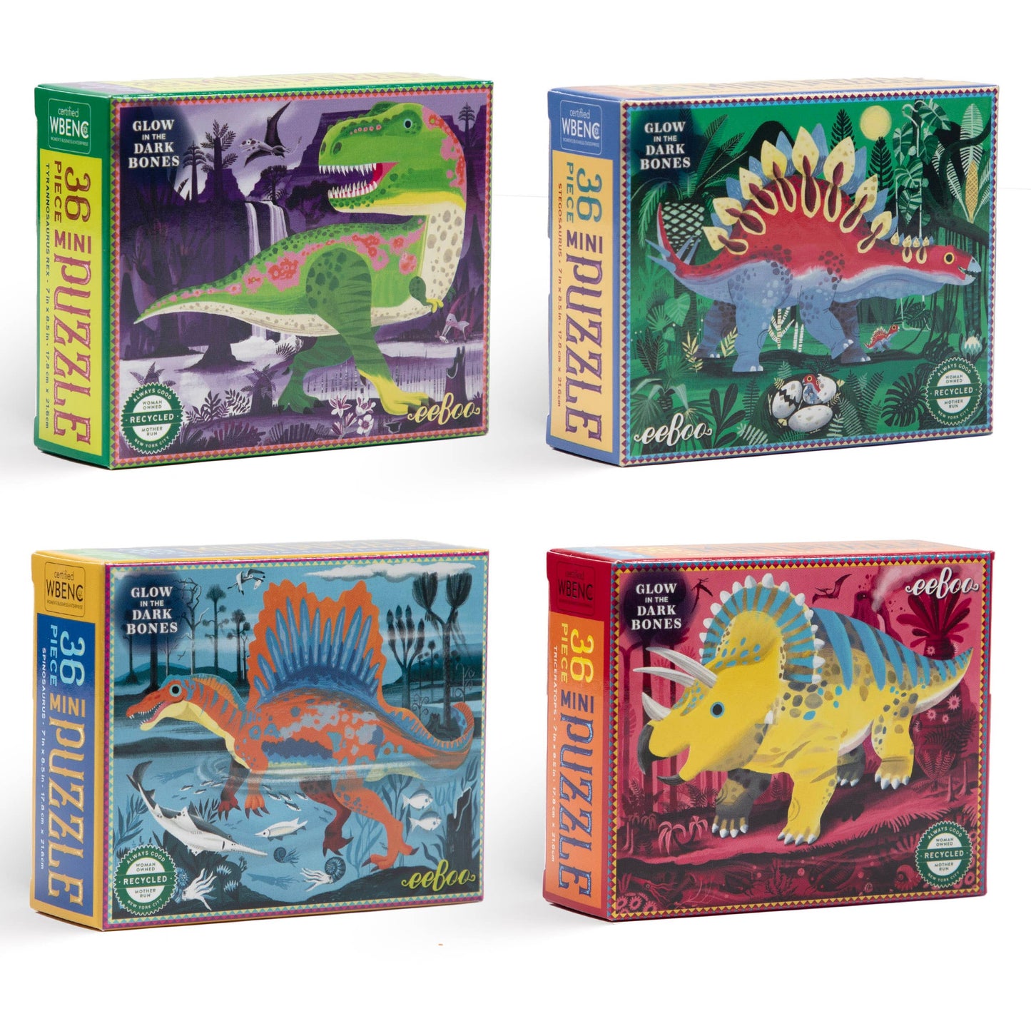 Glow in the Dark Dino Mini Puzzle