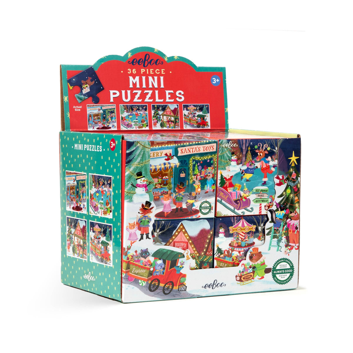 Christmas Village 36 Piece Mini Puzzle (Assorted)
