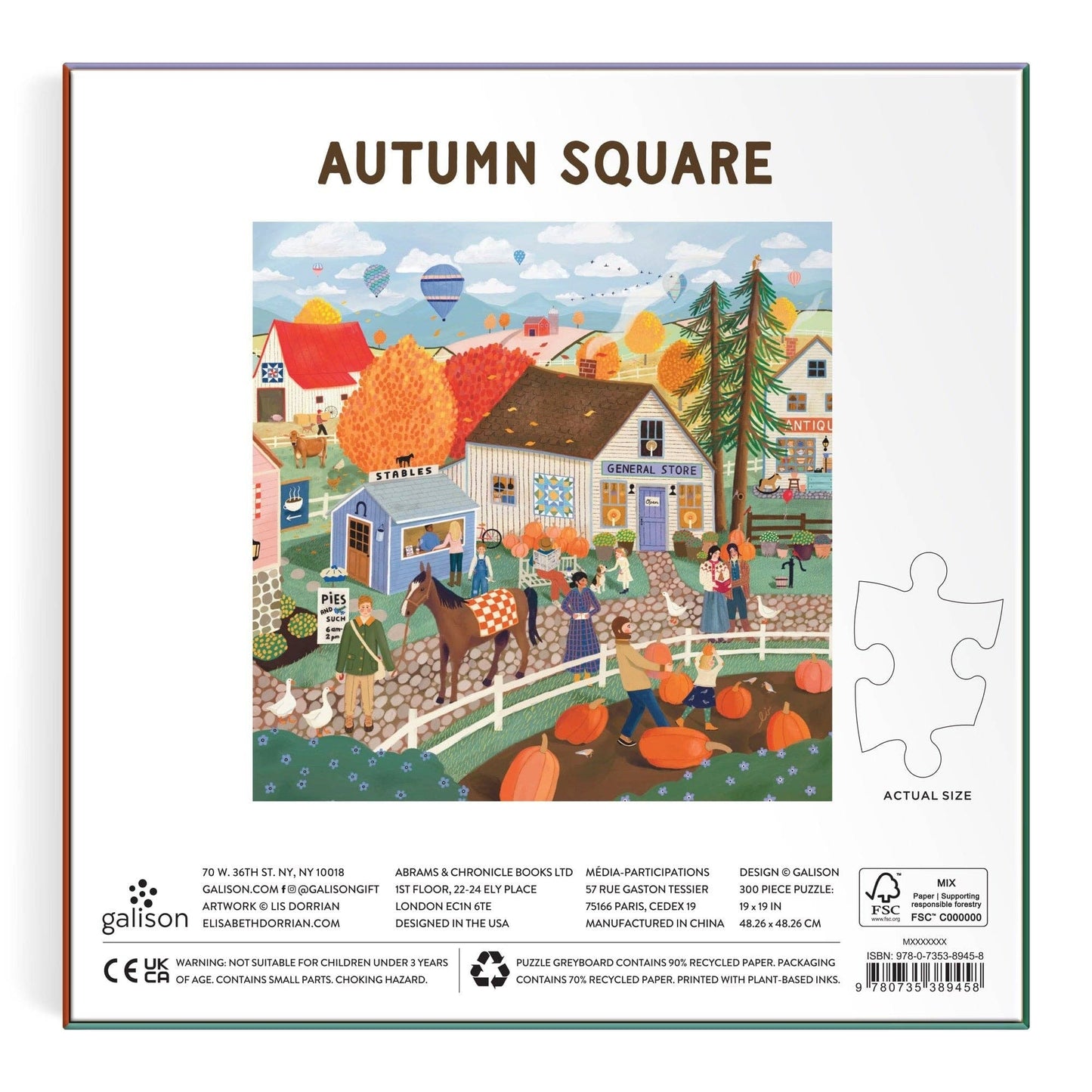 Autumn Square Puzzle