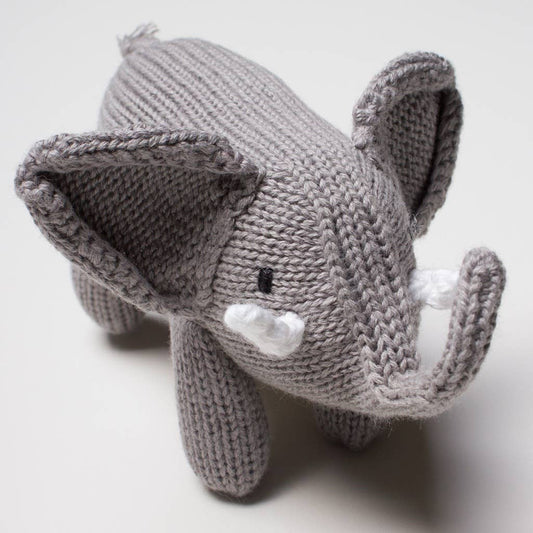 Organic Elephant Rattle by Estella NYC