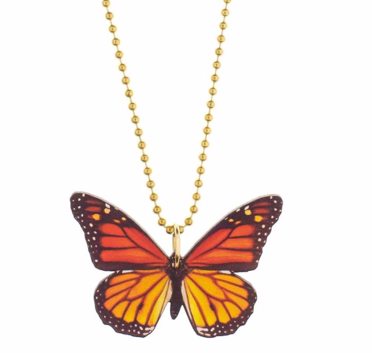 Monarch Butterfly Necklace by Gunner & Lux