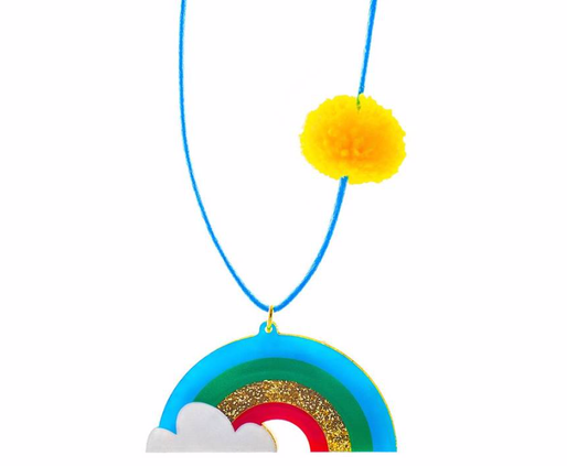 Rainbows Are Awesome Necklace by Gunner & Lux